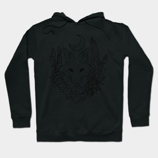 Fox and Wildflowers Hoodie